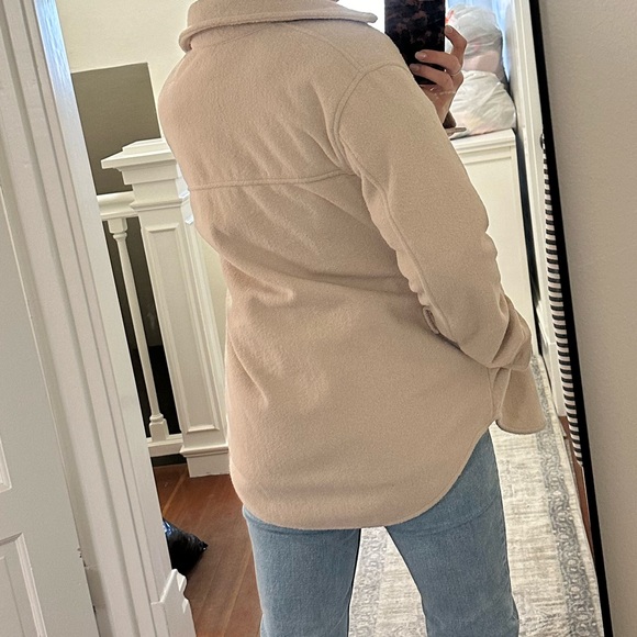 Joie button up flannel Tan - Picture 7 of 8